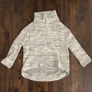 Anthro thick grey sweatshirt sweater